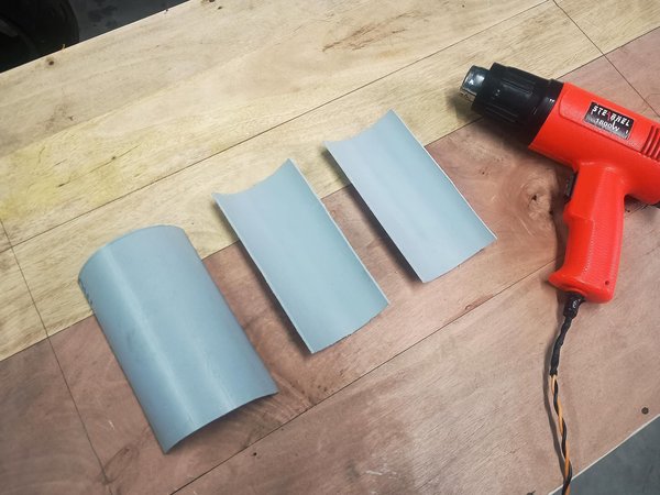 PVC 시트 준비 및 평탄화
