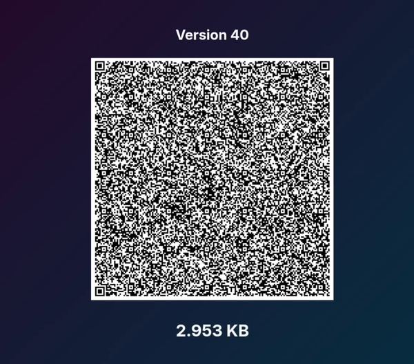 QR 코드에 노래를 담을 수 있을까?