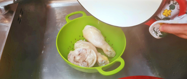 치킨 육수 만들기