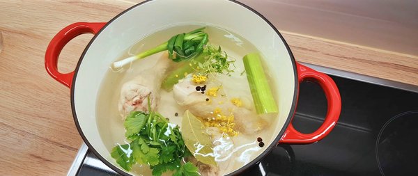 치킨 육수 만들기
