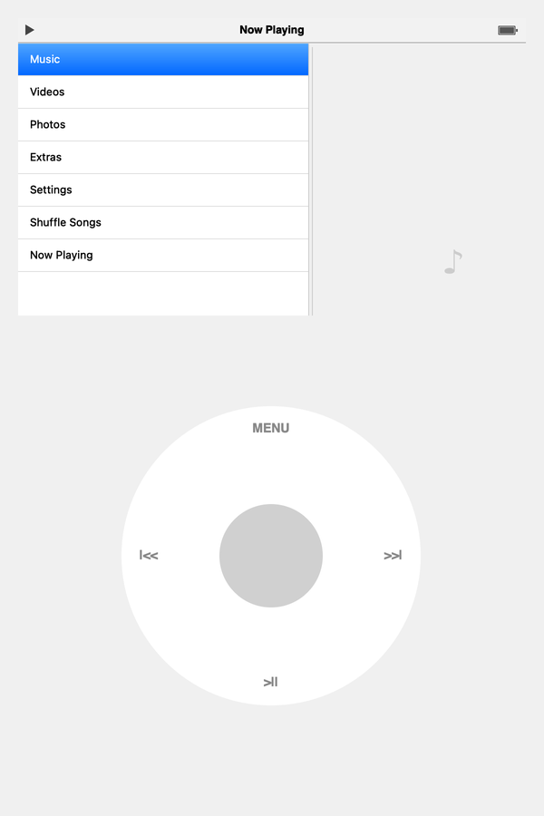 iPod UI