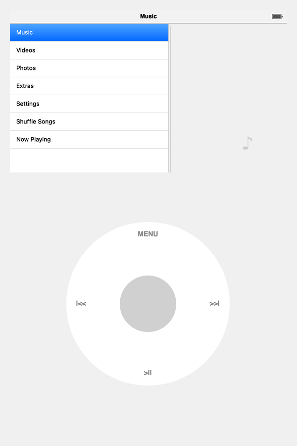 iPod UI