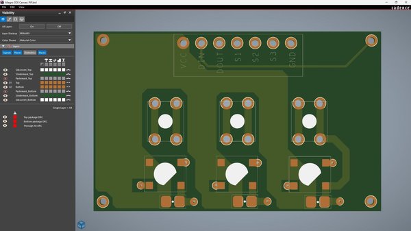 스위치 보드 PCB 설계