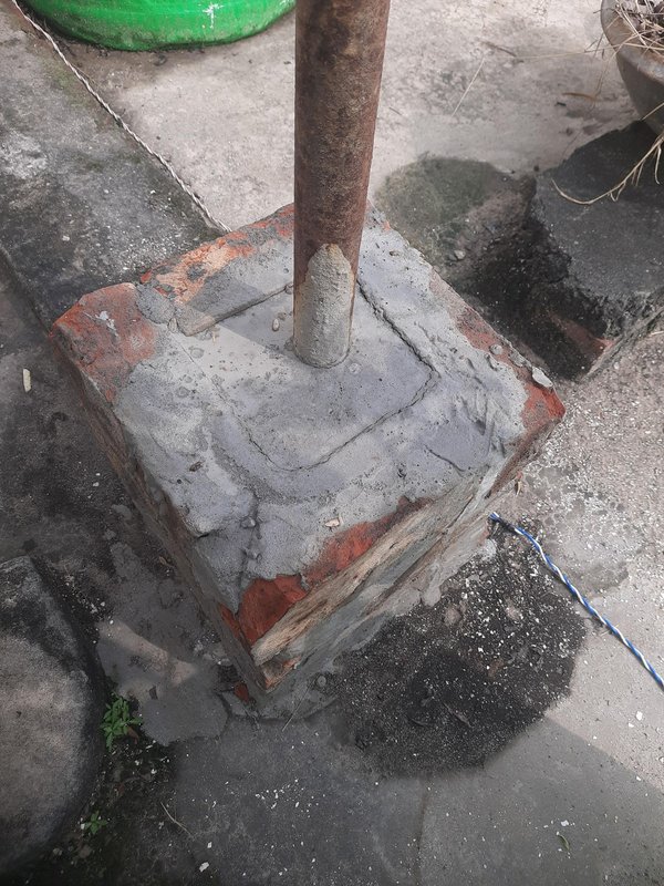 지지 기둥 만들기