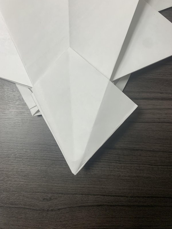 측면 주머니를 빼낸 다음 반으로 접으세요